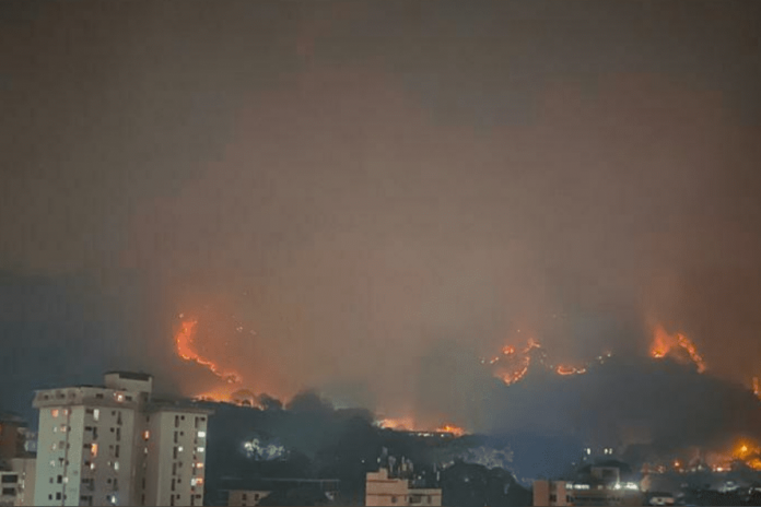 Incendios en Caracas