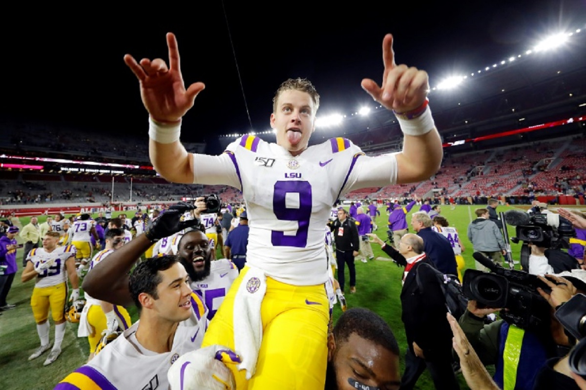 Joe Burrow, primera selección del draft 2020 de la NFL