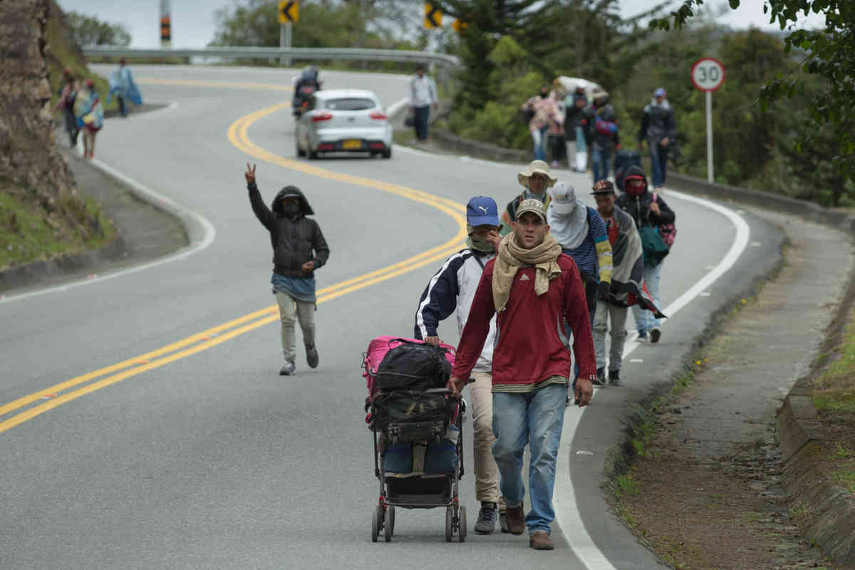 Venezolanos desplazados