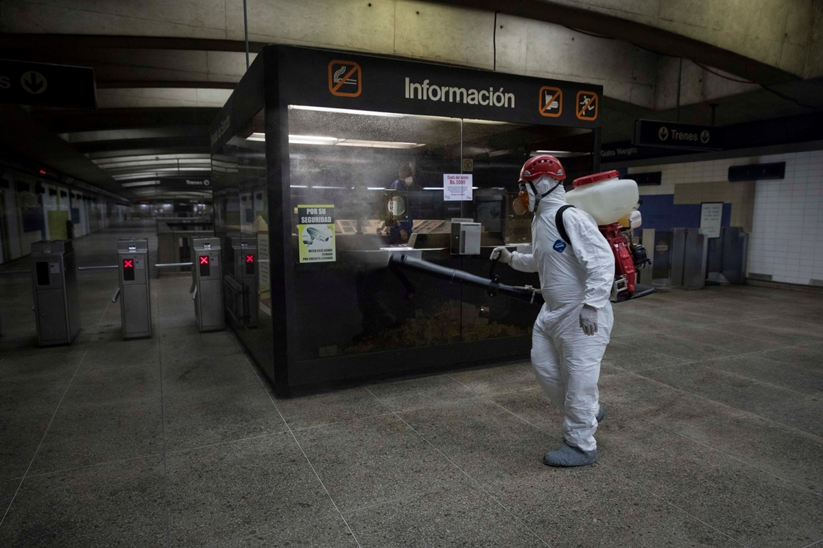 Metro de Caracas coronavirus