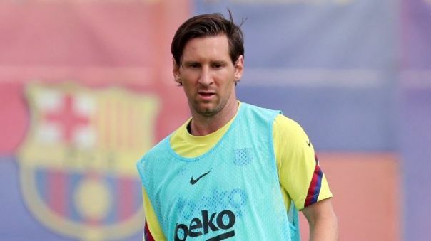 Messi tiene una pequeña contractura en el cuadríceps