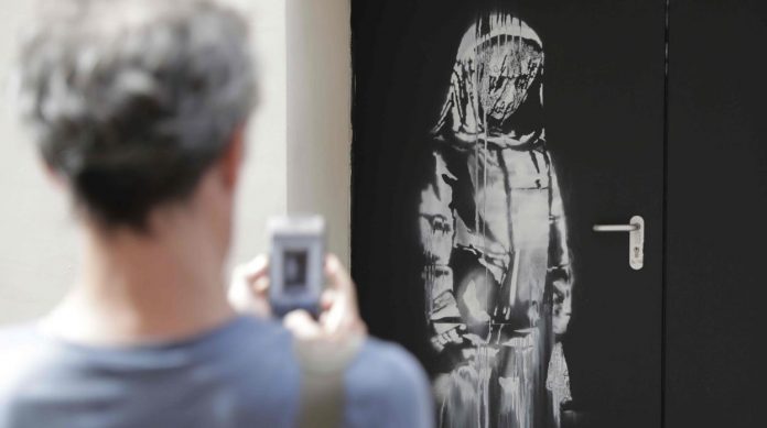 Banksy en homenaje a las víctimas Bataclan