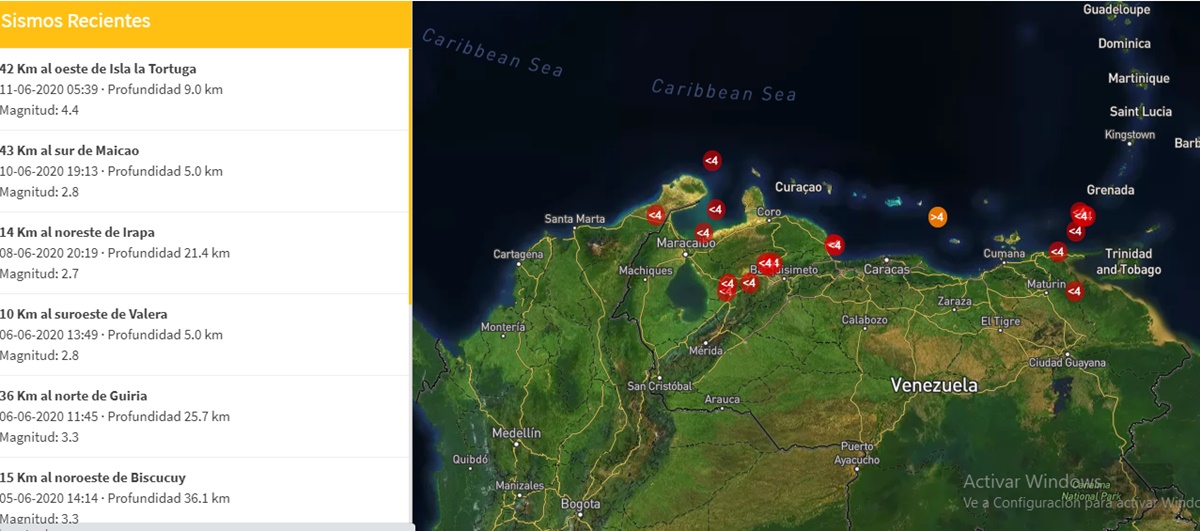 Tuiteros sorprendidos por reporte de Funvisis 10 minutos después del sismo