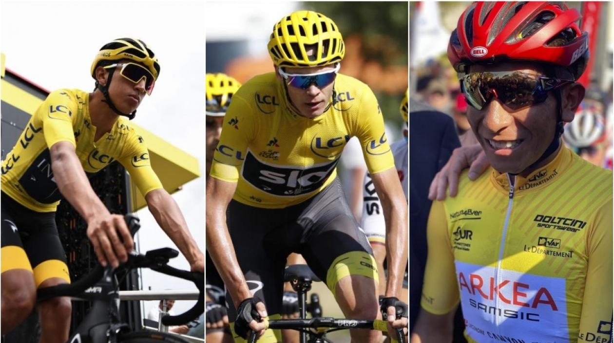 Bernal, Froome y Quintana