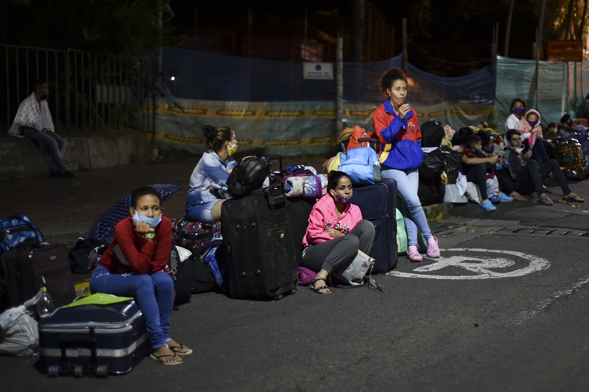 Venezolanos en Colombia, frontera migrantes