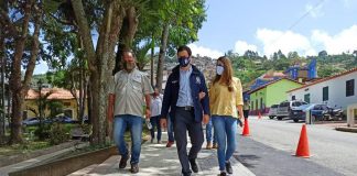 Elias Sayegh inauguró sistema peatonal en el casco histórico de El Hatillo