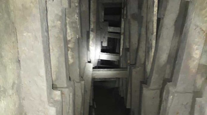 Descubrieron un túnel entre México y EE UU construido bajo el Río Bravo