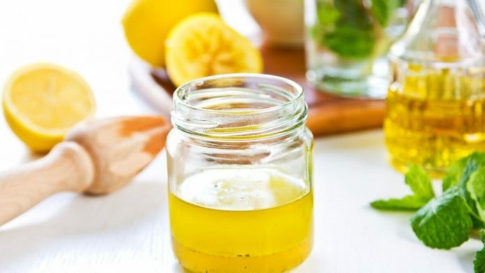 aceite de oliva con limón
