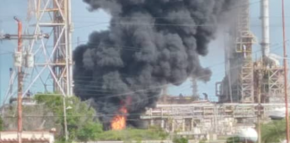 Se registró un incendio en la refinería Cardón en Paraguaná