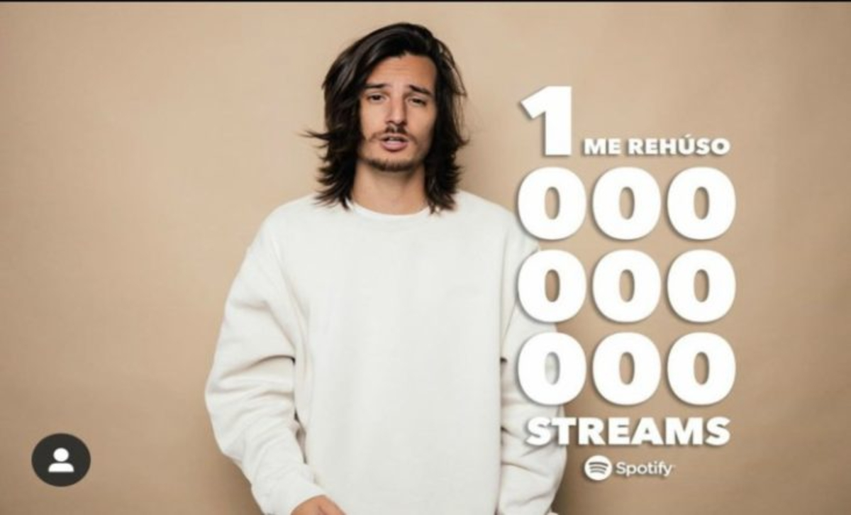 Danny Ocean alcanzó 1 billón de reproducciones en Spotify