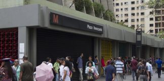 Metrobús Plaza Venezuela contagios-Metro de