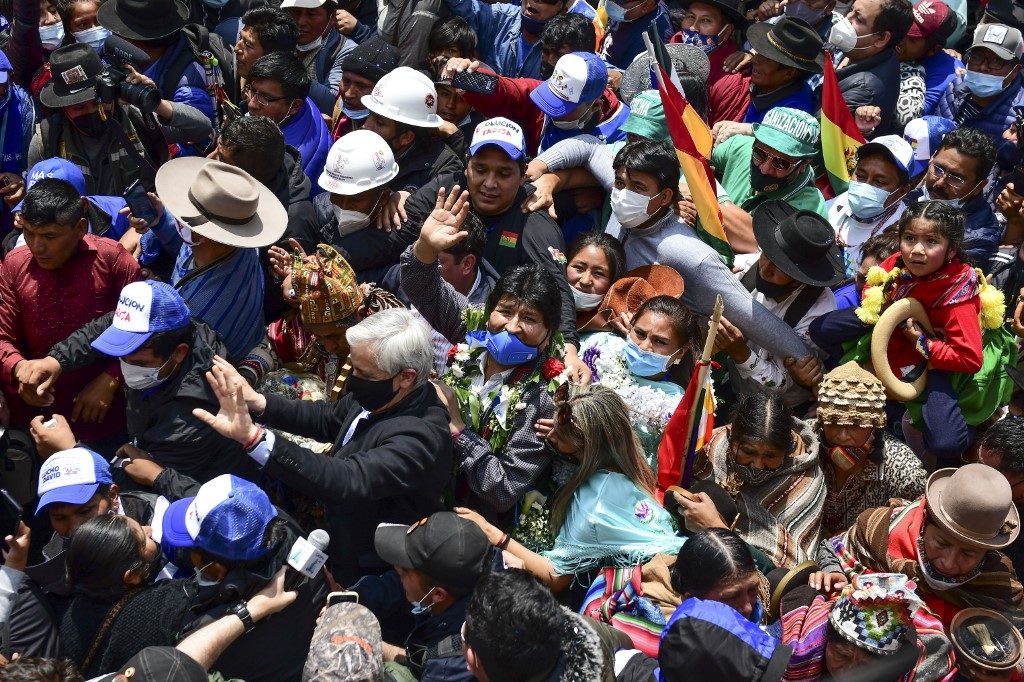 Evo Morales and Álvaro García Linera return to Bolivia in 2020