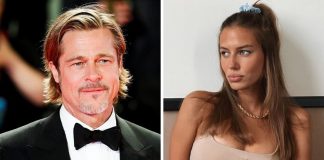 Brad Pitt y Nicole Poturalski