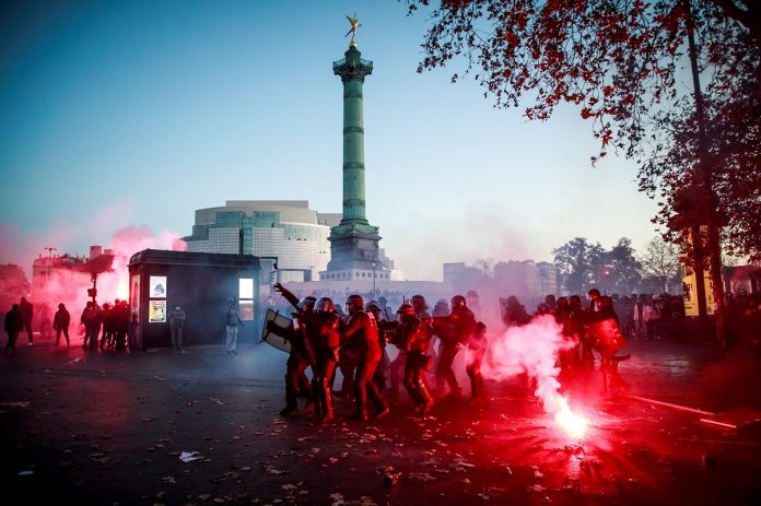 prostestas París - manifestación