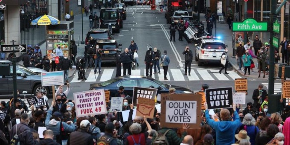 Protestas en Nueva York