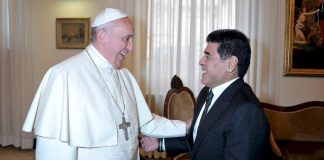 Papa Francisco y Maradona
