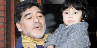 Dieguito Fernando extraña a Maradona: "Se pone a mirar las estrellas buscando a su papá"