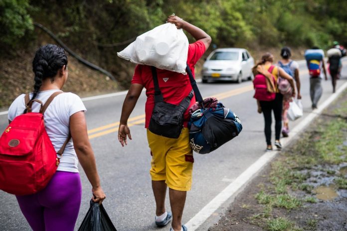14.000 caminantes venezolanos ingresaron a Colombia en los últimos 3 meses, venezolano