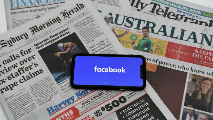 Australia ley Google Facebook