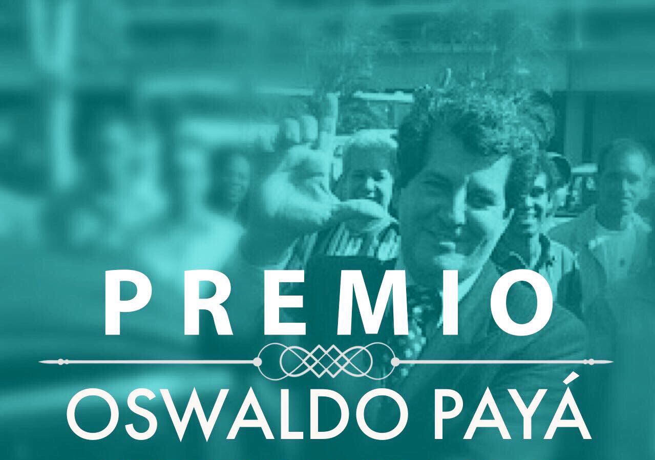 Oswaldo Payá Premio Movimiento San Isidro