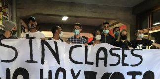 UCV protesta estudiantes