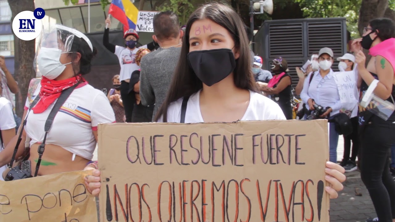 Feministas protestaron por sus derechos este 8 de marzo