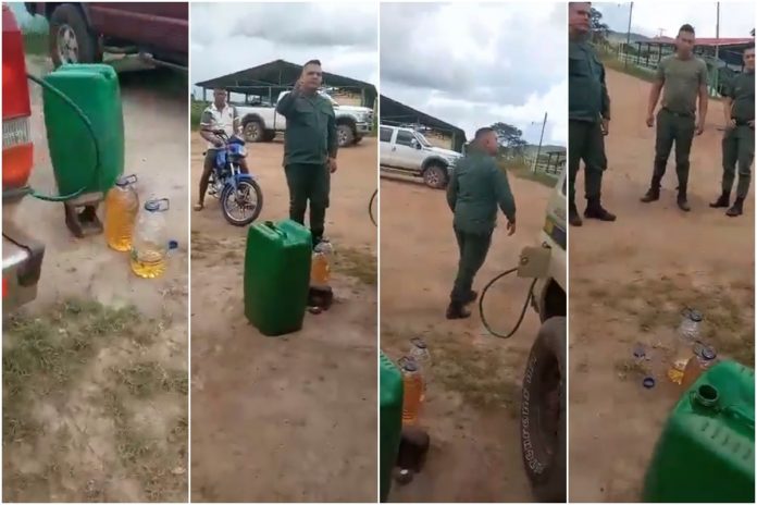 Militar confrontó a superior porque lo obligaba a contrabandear gasolina