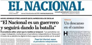 Ledezma sobre El Nacional: Esa sentencia es la expresión más reveladora de la narcotiranía que impera en Venezuela