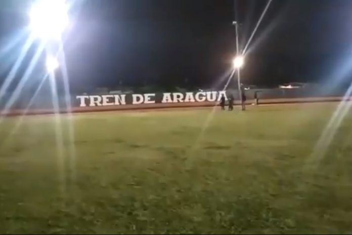 El estadio de beisbol que presumen miembros del Tren de Aragua