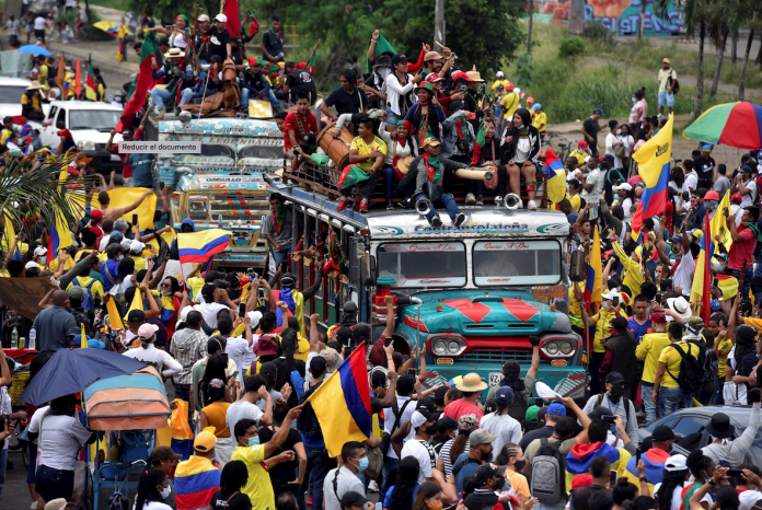 Décimoquinto día de protestas en Colombia, manifestantes aseguran que ninguna reforma de Duque favorecen al pueblo