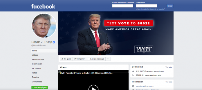 veto Trump Facebook