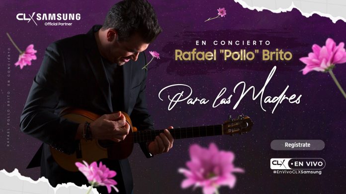 Rafael “Pollo” Brito enamorará a las madres en concierto virtual