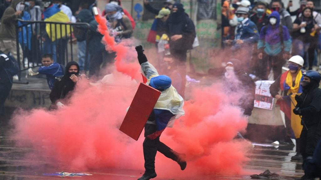 las protesta colombia