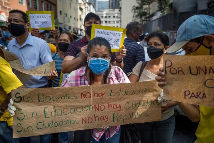protestas 90% de los docentes en Lara han migrado a otros oficios para sobrevivir