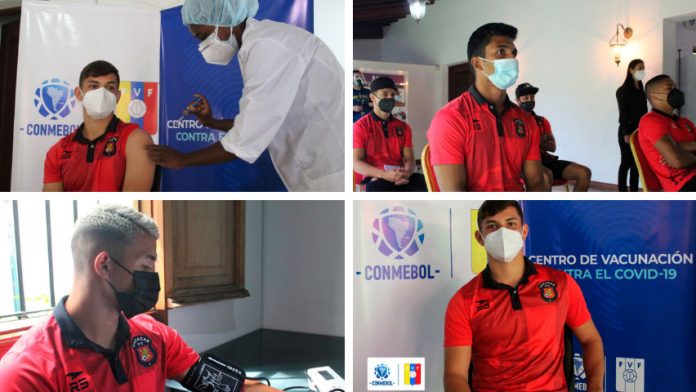 Conmebol inició proceso de vacunación anticovid para los futbolistas venezolanos
