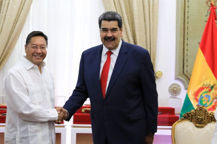 Nicolás Maduro se reunió con el presidente de Bolivia