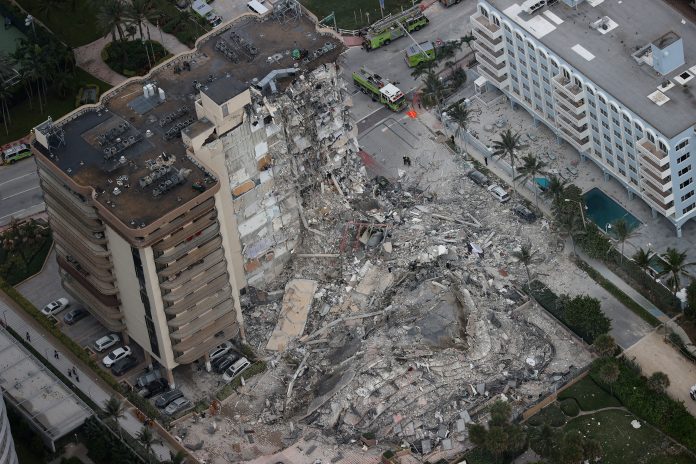 derrumbe de edificio en Miami