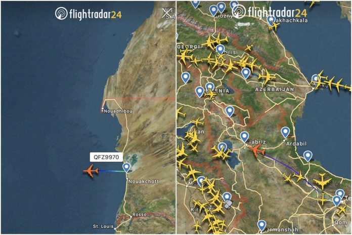 Avión vinculado a la Guardia Revolucionaria de Irán se dirige a Venezuela