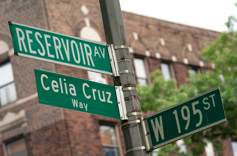 Una calle de Nueva York lleva el nombre de Celia Cruz