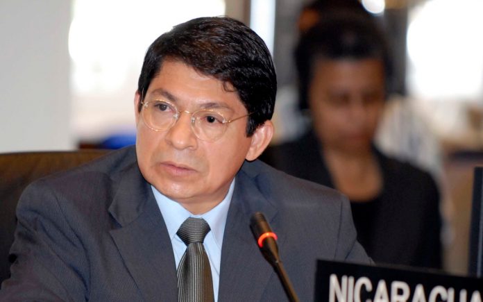 Denis Moncada, canciller de Nicaragua. Foto: Cortesía