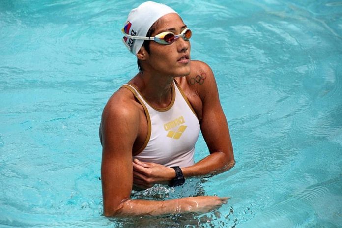 Nadadora Paola Pérez