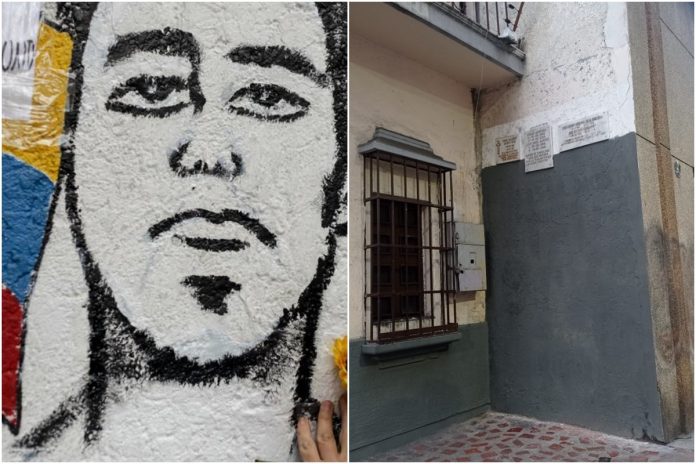 Régimen pintó de gris el mural en homenaje a jóvenes caídos en la Candelaria