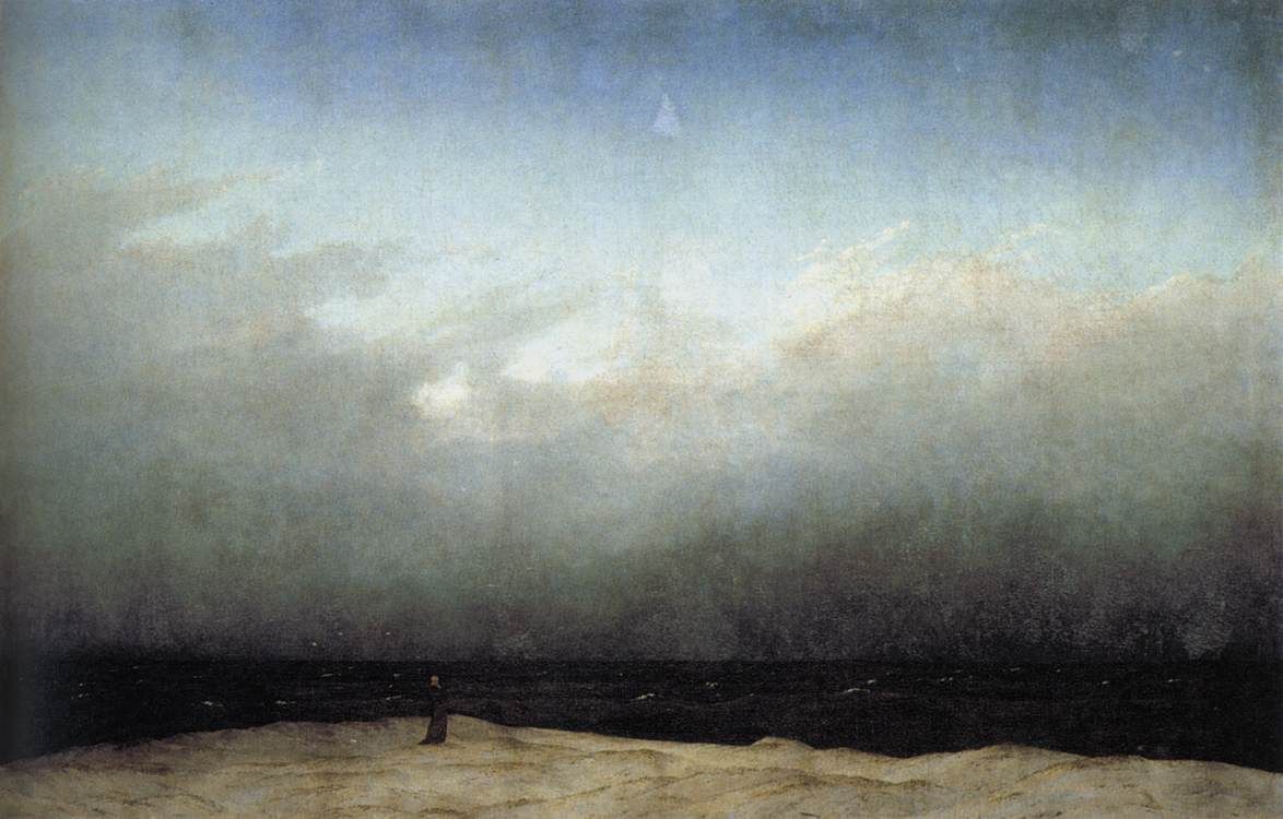 MONJE A LA ORILLA DEL MAR – CASPAR DAVID FRIEDRICH