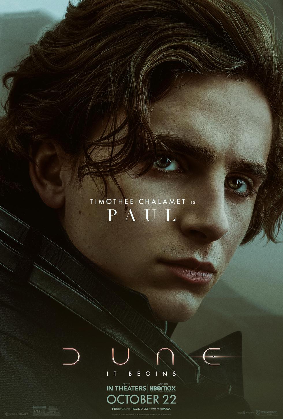 Timothée Chalamet Dune