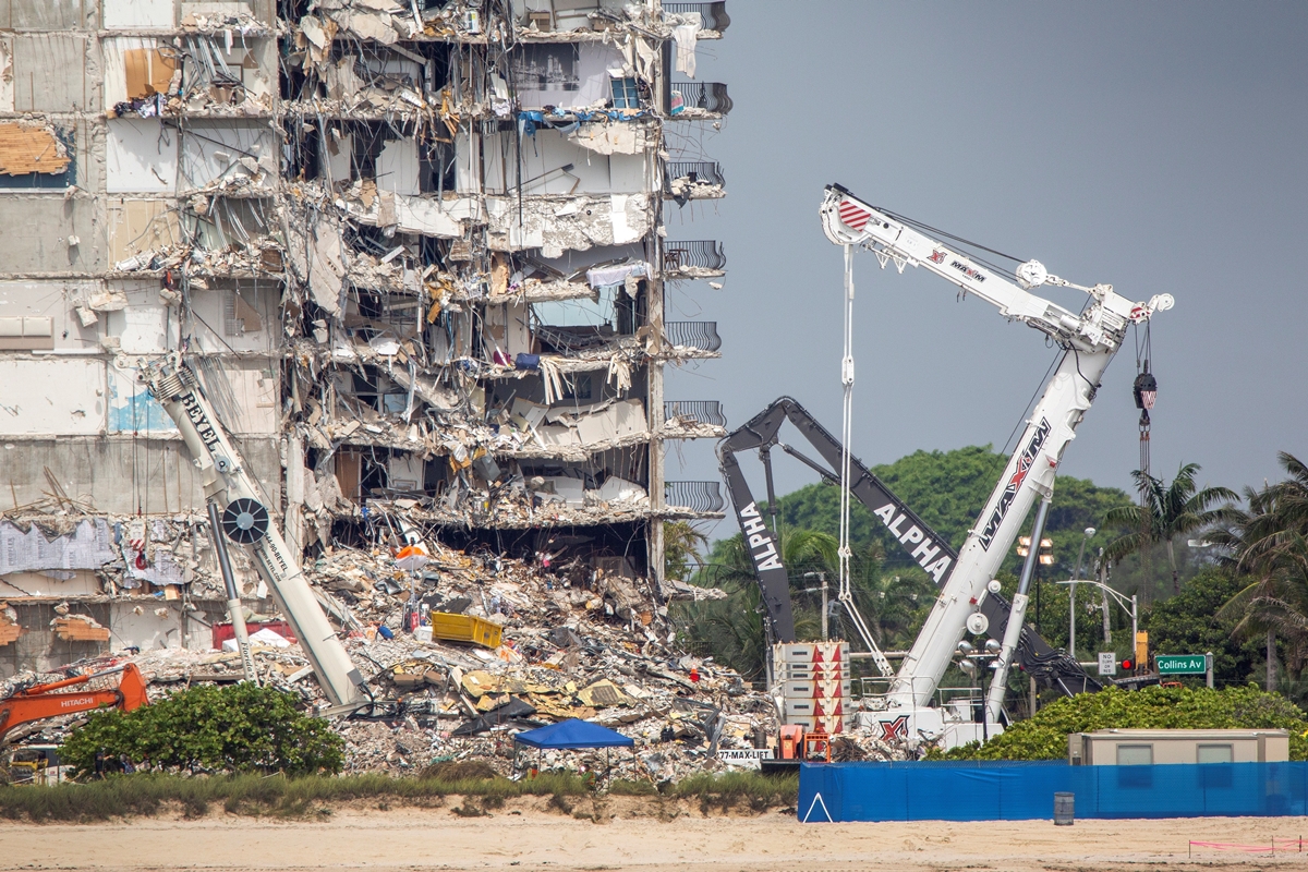 Víctimas de derrumbe en Miami-Dade recibirán al menos 150 millones de dólares