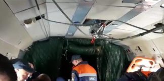 Un avión se estrelló en Rusia con 28 personas a bordo