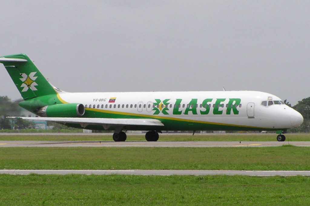 Laser Airlines reiniciará sus operaciones en Venezuela la próxima semana