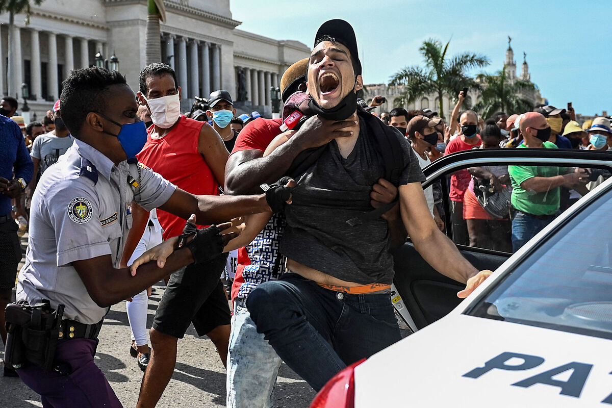 protestas de Cuba