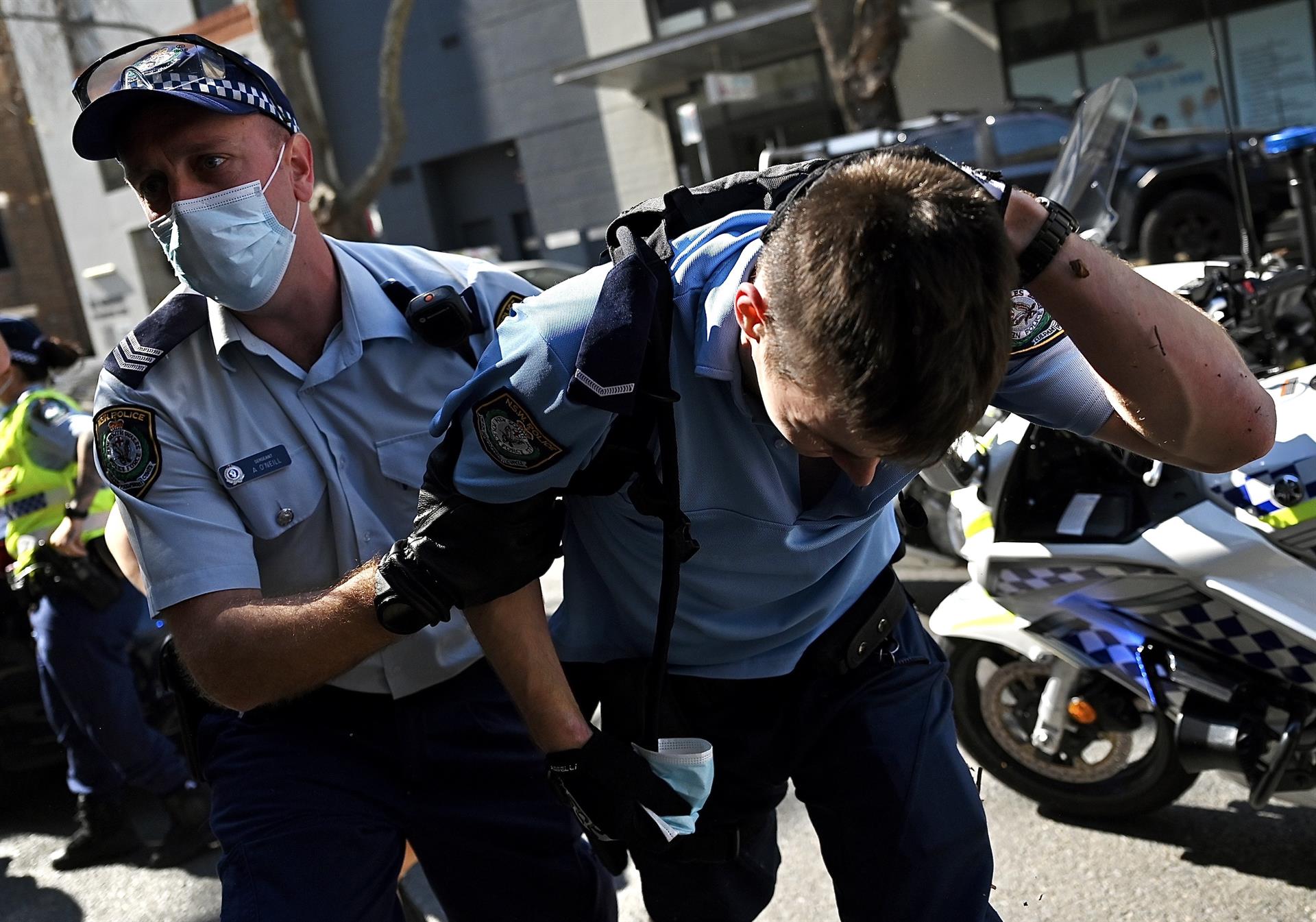 Australia: al menos 250 detenidos en nuevas protestas contra las restricciones por el coronavirus