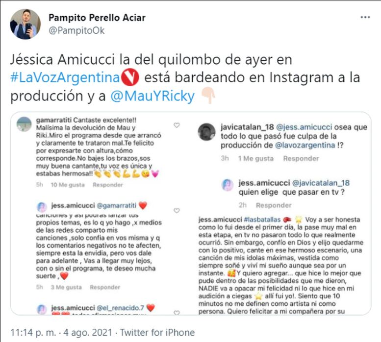 Jéssica Amicucci Ricky Montaner